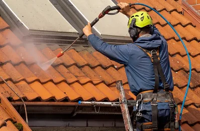 Démoussage et hydrofuge de toiture à Verlin
